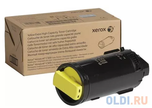 Тонер-картридж XEROX VersaLink C500/C505 желтый metered