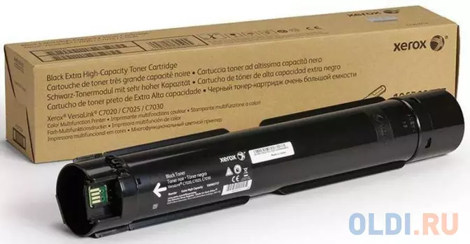 Тонер-картридж XEROX VersaLink C7020/7025/7030 черный (23,6K) metered