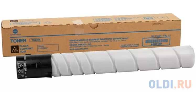 Тонер Konica Minolta TN-221K 24000стр Черный