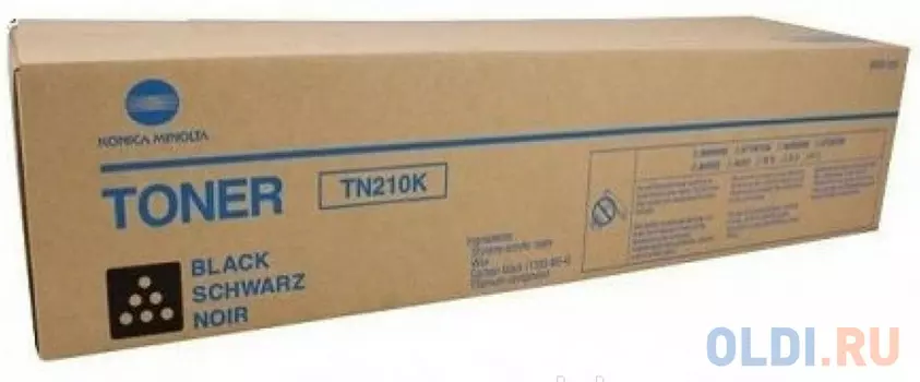 Тонер Konica-Minolta bizhub C250/252 черный TN-210K (o)