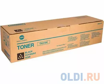Тонер Konica-Minolta bizhub C353/353P черный TN-314K (o)