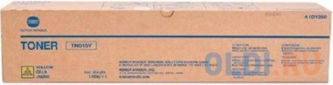 Тонер-картридж Konica Minolta TN-615Y 75000стр Желтый