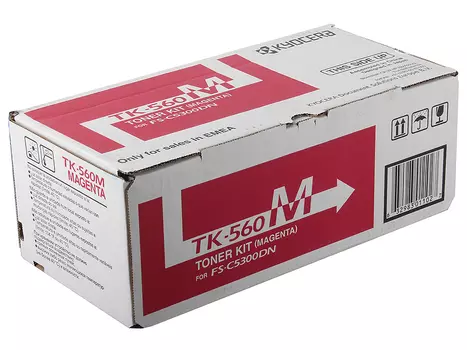 Тонер Kyocera TK-560M для FS C5300 DN. Пурпурный. 10000 страниц.