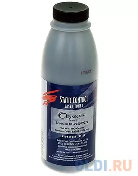Тонер Static Control B2240-100B-OS для Brother HL2240 черный 100гр