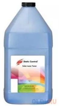 Тонер Static Control HM775-1KG-COS голубой флакон 1000гр. для принтера HP CLJ Enterprise 700 M775/CP5520/CP5525/M750; CLJ Pro CP5225