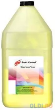 Тонер Static Control HM775-1KG-YOS желтый флакон 1000гр. для принтера HP CLJ Enterprise 700 M775/CP5520/CP5525/M750; CLJ Pro CP5225