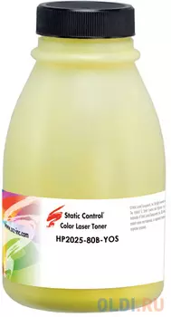 Тонер Static Control HP2025-80B-YOS для HP CP2020/2025/2320 желтый 80гр