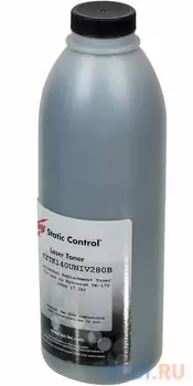 Тонер Static Control KYTK140UNIV280B черный флакон 280гр. для принтера Kyocera FS1030/1100/1120/1300