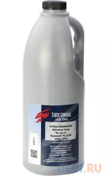 Тонер Static Control KYTK3130UNV625B черный флакон 625гр. для принтера Kyocera FS4100/4200/4300DN