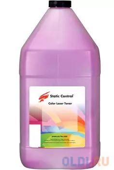 Тонер Static Control KYTK5240-1KG-M пурпурный флакон 1000гр. для принтера Kyocera Ecocsys-P5026/M5526