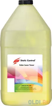 Тонер Static Control LCS-1KG-YOS2 желтый флакон 1000гр. для принтера Lexmark CS310/CS317/CS410/CS417/CS510/CS517