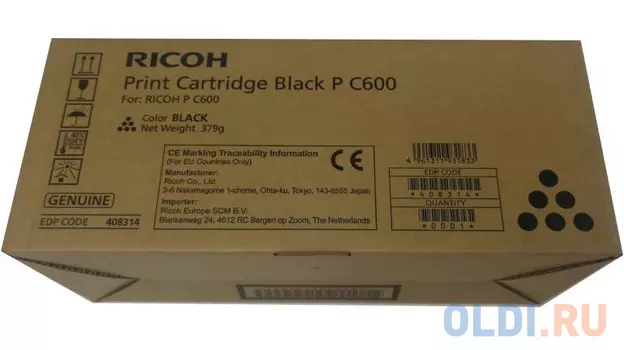 Тонер тип P C600 черный