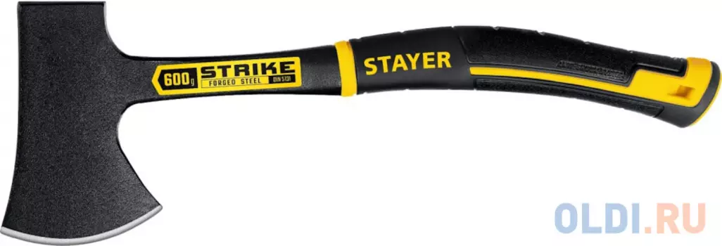 Топор STRIKE 600 г цельнометаллический, STAYER 2065-06