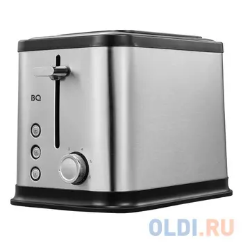 Тостер BQ T1005 серебристый чёрный