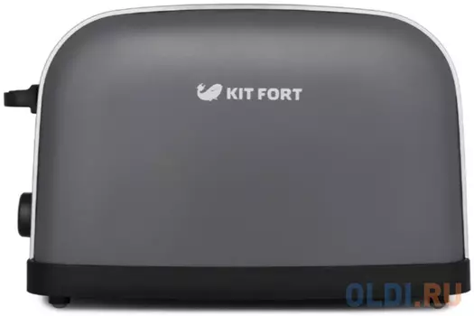 Тостер KITFORT КТ-2014- 6 графитовый серебристый