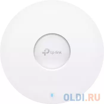 TP-Link EAP680 Двухдиапазонная потолочная точка доступа Omada с поддержкой Wi-Fi AX6000 1 порт RJ45 2,5 Гбит/с, до 1148 Мбит/с на 2,4 ГГц + до 4804 Мб