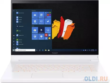 Трансформер Acer ConceptD 7 Ezel CC715-91P-X7V8 Xeon W-10885M/32Gb/SSD1Tb+1Tb/NVIDIA Quadro RTX 5000 16Gb/15.6"/IPS/Touch/UHD (3840x2160)/Windows 10 Professional 64/white/WiFi/BT/Cam
