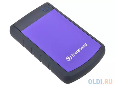 Внешний жесткий диск 2Tb Transcend TS2TSJ25H3P фиолетовый 2.5" USB 3.0 <Retail