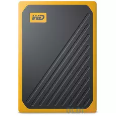 Твердотельный диск 1TB Western Digital My Passport Go, External, USB 3.0, черный-желтый