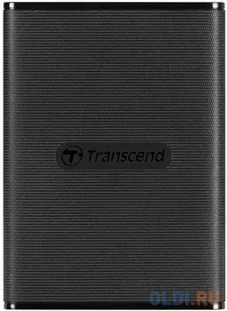Твердотельный диск 240GB Transcend ESD230C, USB3.1 Gen 2, Type-C, пластик, черный, [R/W - 520/460 MB/s]