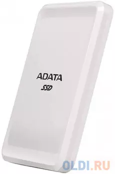 Твердотельный диск 250GB A-DATA SC685, External, USB 3.2 Type-C, [R/W -530/460 MB/s] 3D-NAND, белый