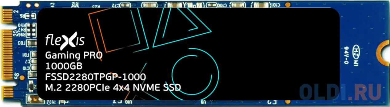SSD накопитель Flexis ProGaming 1 Tb PCI-E 4.0 х4