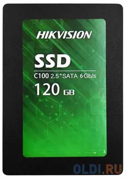Твердотельный накопитель SSD 2.5" 120 Gb Hikvision HS-SSD-C100/120G Read 470Mb/s Write 330Mb/s 3D NAND