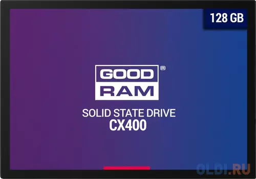 Твердотельный накопитель SSD 2.5" 128 Gb Goodram SSDPR-CX400-128 Read 550Mb/s Write 450Mb/s TLC