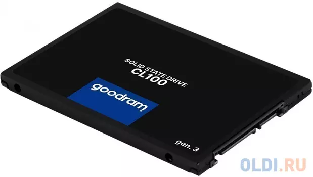Твердотельный накопитель SSD 2.5" 240 Gb Goodram CL100 Read 520Mb/s Write 400Mb/s 3D NAND TLC SSDPR-CL100-240-G3