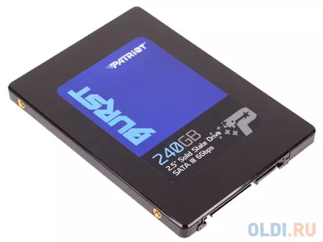 Твердотельный накопитель SSD 2.5" 240GB Patriot BURST SATA3 PBU240GS25SSDR