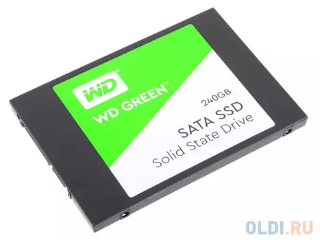 Твердотельный накопитель SSD 2.5" 240Gb Western Digital WD Green PC SSD WDS240G2G0A (SATA 6Gb/s, 2.5")