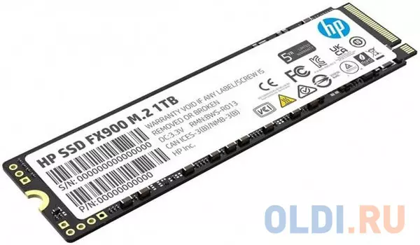 Твердотельный накопитель SSD M.2 1 Tb HP FX900 Read 5000Mb/s Write 4800Mb/s 3D NAND TLC
