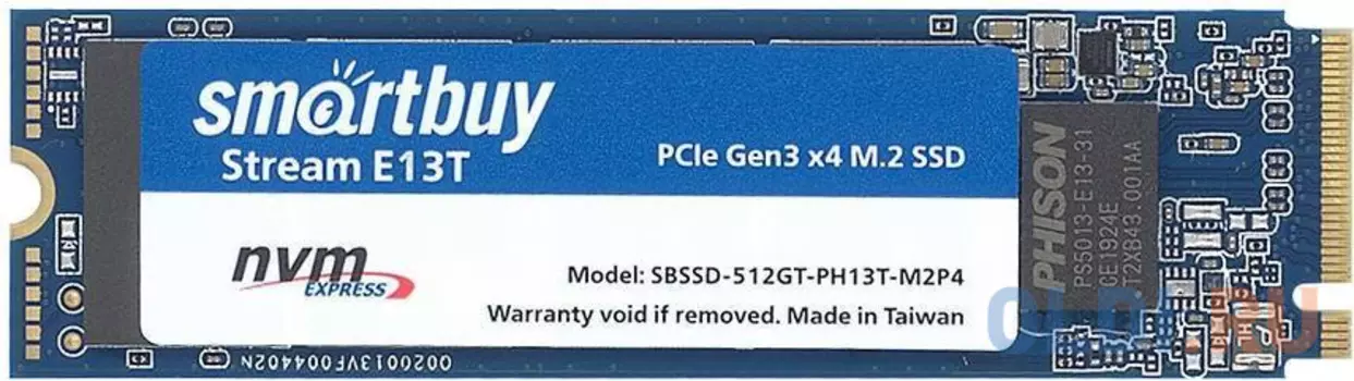 Твердотельный накопитель SSD M.2 1 Tb Smart Buy Stream E13T Read 1700Mb/s Write 1550Mb/s 3D NAND TLC