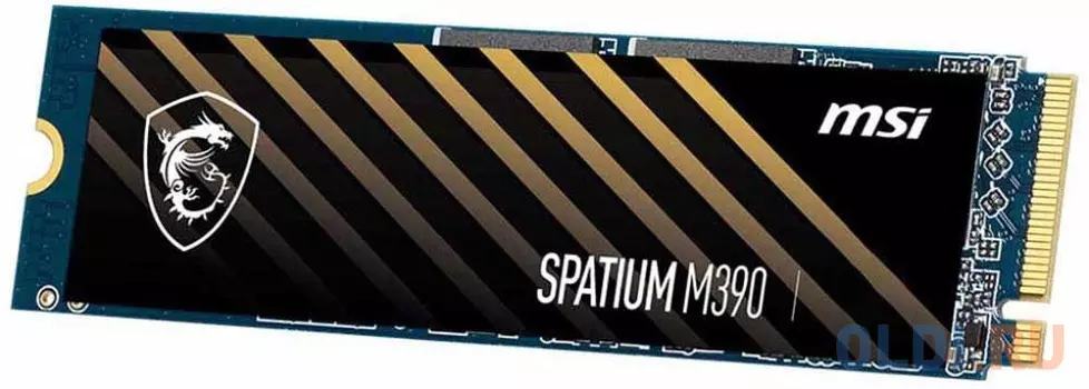Твердотельный накопитель SSD M.2 500 Gb MSI M390 NVME M.2 500GB Read 3300Mb/s Write 2300Mb/s 3D NAND