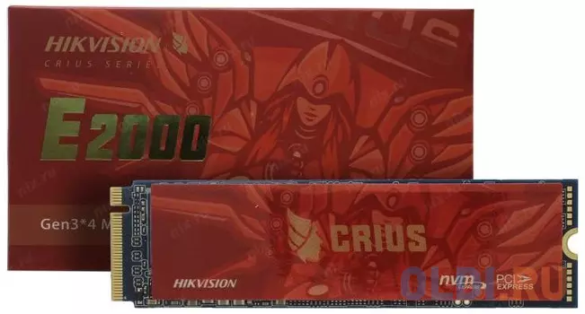 Твердотельный накопитель SSD M.2 512 Gb Hikvision E2000 Read 3300Mb/s Write 2100Mb/s 3D NAND TLC