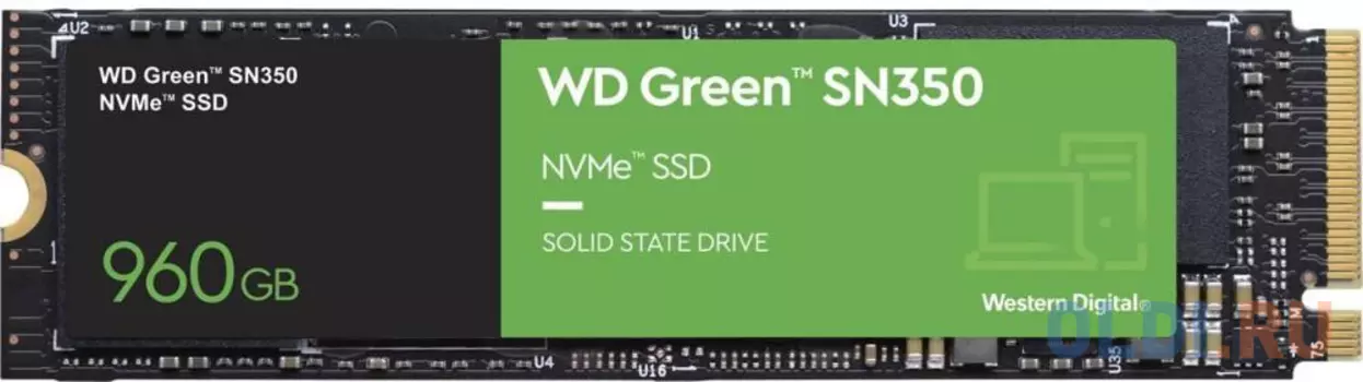 Твердотельный накопитель SSD M.2 960 Gb Western Digital WDS960G2G0C Read 2400Mb/s Write 1900Mb/s 3D NAND TLC