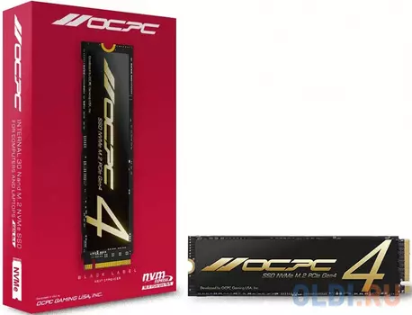 Твердотельный накопитель SSD M.2 OCPC 2.0TB Black Label MBL-400 Series  (PCI-E 4.0 x4, up to 5000/4400MBs, 3D NAND, NVMe, 1000TB