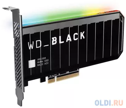 Твердотельный накопитель SSD PCI-E 4 Tb Western Digital AN1500 Read 6500Mb/s Write 4100Mb/s 3D NAND TLC WDS400T1X0L-00AUJ0