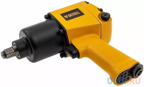 Ударный пневмогайковерт IW860+набор головок, 1/2", 7000 об/мин, 868 Нм// Denzel