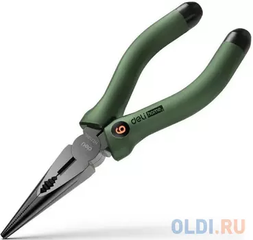 Удлиненные плоскогубцы Home Series Green Deli HT2106L 160мм, эксклюзивный дизайн, рукоятка из высококачественного софттач пластик