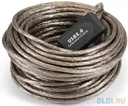 Удлинитель активный USB2.0-repeater ExeGate EX-UAE-AMAF-15.0 (Am/Af, 15м)
