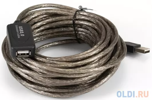 Удлинитель активный USB2.0-repeater ExeGate EX-UAE-AMAF-10.0 (Am/Af, 10м)