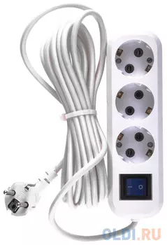 Удлинитель Denzel УХз10 3 розетки 5 м