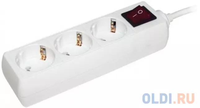 Удлинитель IEK WYP10-16-03-03-ZK-(N) 3 розетки 3 м