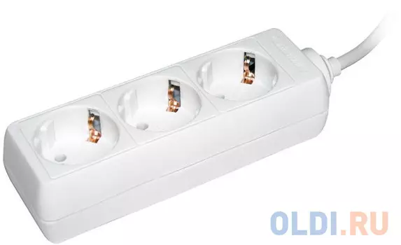 Удлинитель IEK WYP10-16-03-05-Z-N 3 розетки 5 м