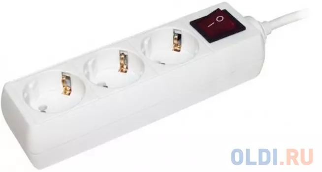 Удлинитель IEK WYP10-16-03-05-ZK-N 3 розетки 5 м
