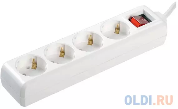 Удлинитель IEK WYP10-16-04-01-ZK-17 4 розетки 1.5 м