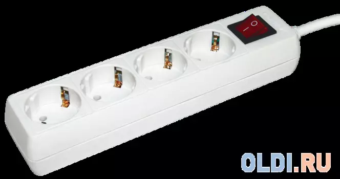 Удлинитель IEK WYP10-16-04-03-ZK-N 4 розетки 3 м