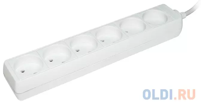 Удлинитель IEK WYP10-16-06-03-Z-N 6 розеток 3 м