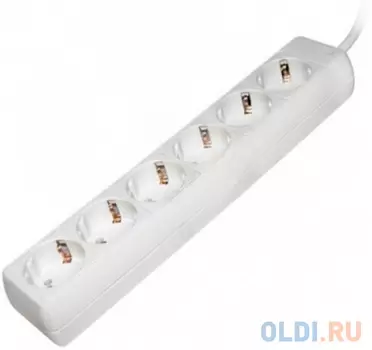 Удлинитель IEK WYP10-16-06-05-Z-N 6 розеток 5 м